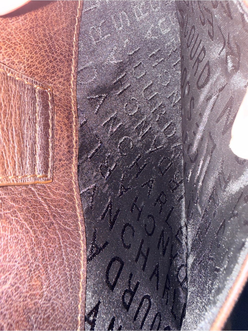 Charles Jourdan Paris Vintage Brown Leather Horsebit Style Shoulder Bag - Picture 8 of 9